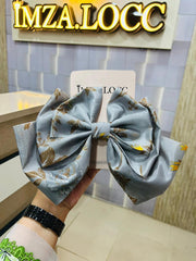 3 layered printed bow