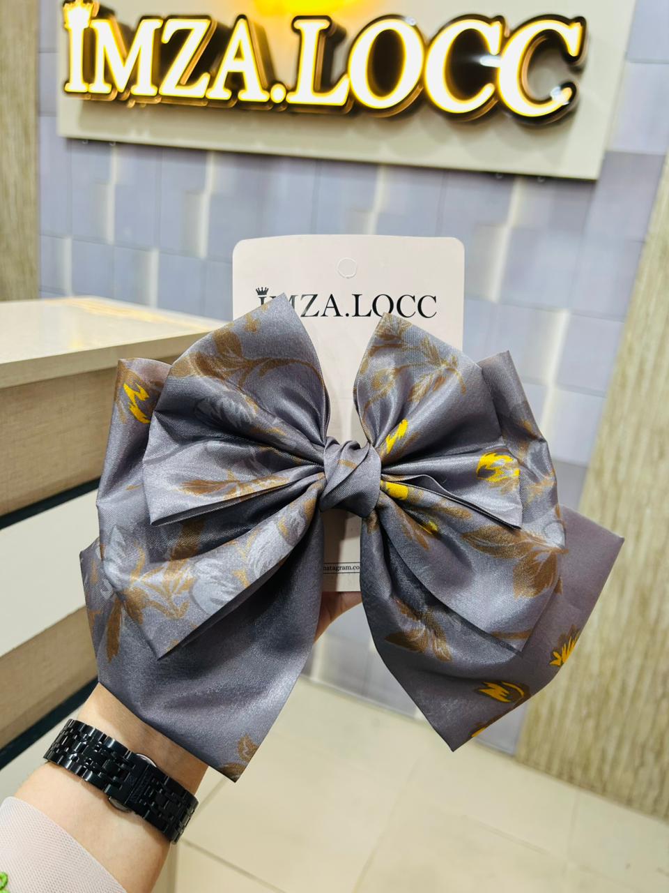 3 layered printed bow