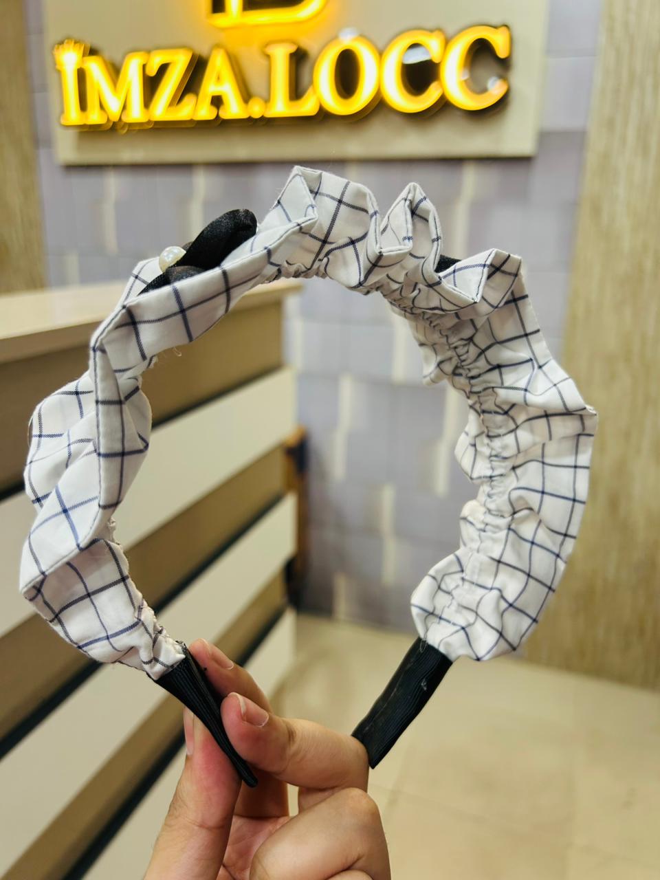 Checkered Hairband